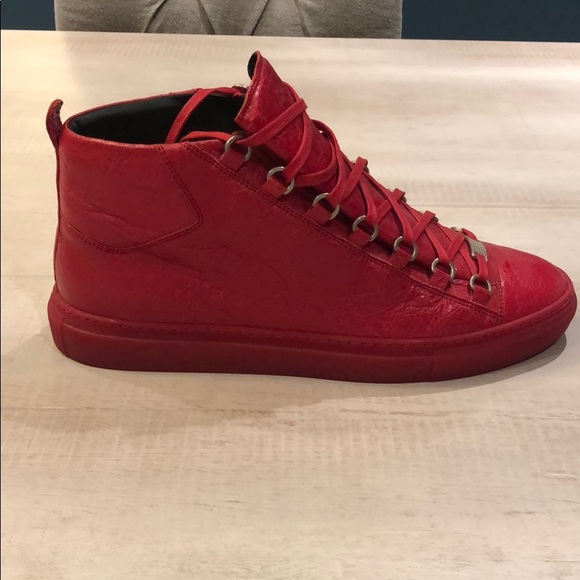 Balenciaga Red Arena High Top Size 43 - Picture 4 of 6